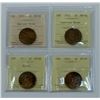 Image 1 : CANADA- LARGE CENT LOT OF 4 ICCS