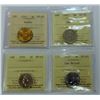 Image 1 : CANADA-5 CENT LOT OF 4 ICCS