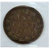Image 2 : CANADA-LARGE CENT 1891 SL SD, OBV2 ICCS VG8