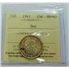 Image 1 : CANADA- 25 CENT 1947 DOT ICCS MS65 KEY DATE!