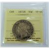 Image 1 : CANADA- 50 CENT 1872H ICCS VF20