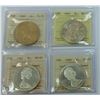 Image 1 : CANADA-$1 SILVER LOT OF 4 ICCS