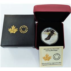 CANADA-2014 $5 SOARING BALD EAGLE