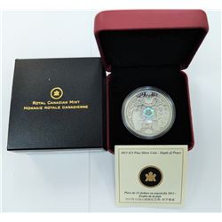 CANADA-2013 $15 PURE SILVER MAPLE OF PEACE