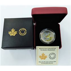 CANADA-2014 25 CENT EASTERN MEADOWLARK