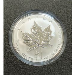 CANADA-1998 $5 SILVER MAPLE LEAF RCMP PRIVY