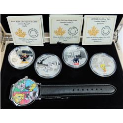 CANADA-2015 LIMITED EDITION LOONEY TOONS 4 COIN SET 