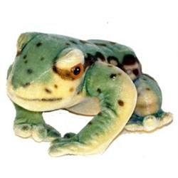 Steiff "Froggy" Mohair Frog, No tag or button, 11" Long…