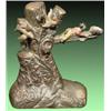 Image 1 : Cast Iron Mechanical Bank, "Boy Robbing Bird's Nest", 7.5" tall x 6" wide, circa 1860…