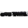 Image 1 : Lionel Train #2046 Santa Fe-Style Hudson Steam Engine with #2046W Whistle Tender. 0 Gauge, 4-6-4,…