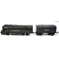 Lionel Train #1668 Steam Engine with #1689T Tender.  0 Gauge, 2-6-2, Good - Very Good Condition -…
