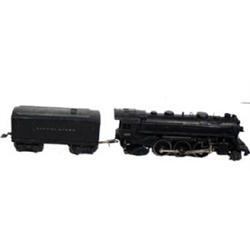 Lionel Train #1666 Prairie 2-6-2 Steam Engine with #2689TX Tender. 0 Gauge, 2-6-2, Very Good - Ex…