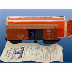 Lionel Train #3464 "New York Central" Operating Box Car With Box & Instruction Sheet. 0 Gauge, Ve…