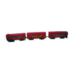 American Flyer Train Set of 3 Tin Pullman Cars "American Flyer Lines." 0 Gauge, Very Good - Excel…