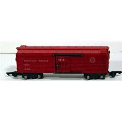 American Flyer Train #629 "Missouri Pacific" Stock Car, 2 Sliding Doors. S Gauge, Excellent Condi…