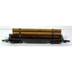 American Flyer Train #42597 Lumber Car C.&N.W.RY, S Gauge, Good - Very Good Condition.…