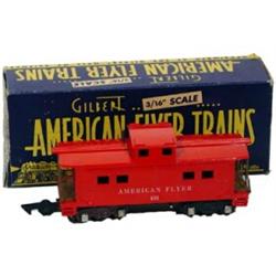 American Flyer Train #638 Caboose, With Box, 3/16" Scale, Excellent Condition, circa 1950-53.…