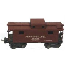 Lionel Train #2472 "Pennsylvania" Tin Caboose With Box. 0 Gauge, Very Good - Excellent Condition,…