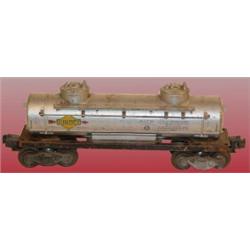 Lionel Train #6465 "Sunoco" Tank Car. 0 Gauge, Good - Very Good Condition, circa 1950-51.…