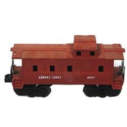 Lionel Train #6017 "Lionel Lines" S-P Type Caboose. 0 Gauge, Very Good Condition, circa 1951-62.…