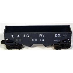 Lionel Train #9012 "T.A.&G." Hopper. 0 Gauge, Good - Very Good Condition.…