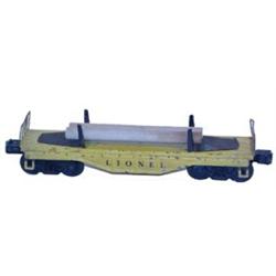 Lionel Train - Metal Lumber Car With 2 Logs. 0 Gauge, Good - Very Good Condition.…