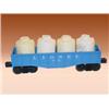 Image 1 : Lionel Train #6112 Gondola with 4 "Air Activated Containers." 0 Gauge, Very Good - Excellent Cond…
