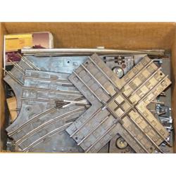 Lionel Lot Consisting of 23 Pieces of Track, Light Oil, 2 x #1022 Switched, #1020 Crossing, Light…