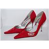 Image 1 : LADIES RED POINTED TOE HIGH HEEL SIZE 8