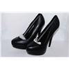 Image 1 : LADIES BLACK 5.5" HIGH HEEL