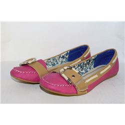 LADIES PINK LOAFER STYLE SHOE SIZE 8