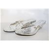 Image 1 : LADIES SILVER OPEN STYLE W/ DIAMOND ACCENT HEELS