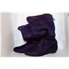 Image 1 : LADIES KNEE HIGH PURPLE BOOTS SIZE 7.5