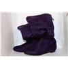Image 1 : LADIES KNEE HIGH PURPLE BOOTS SIZE 6.5