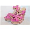 Image 1 : LADIES PINK WEDGE HEEL SIZE 5.5