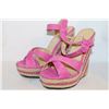 Image 1 : LADIES PINK WEDGE HEEL SIZE 6.5