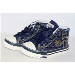 KIDS JEAN STYLE LACE UP SHOES SIZE 6