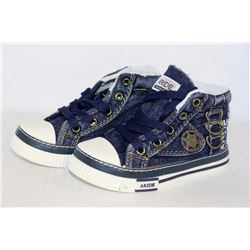 KIDS JEAN STYLE LACE UP SHOES SIZE 7