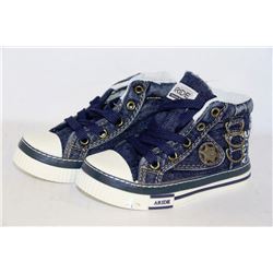 KIDS JEAN STYLE LACE UP SHOES SIZE 7