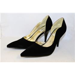 LADIES BLACK POINTED TOE HIGH HEELS