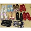 10 PAIRS OF ASSORTED LADIES FLATS