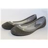 Image 1 : LADIES GREY POLKA DOT FLATS