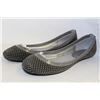 Image 1 : LADIES GREY POLKA DOT FLATS
