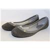 Image 1 : LADIES GREY POLKA DOT FLATS