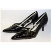 LADIES BLACK POINTED TOE HIGH HEEL