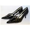 Image 1 : LADIES BLACK POINTED TOE HIGH HEEL