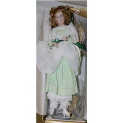 ROMANTIC FLOWER MAIDENS: "DAISY" PORCELAIN DOLL