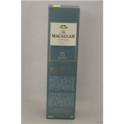 750ML BOTTLE OF THE MACALLAN HIGHLAND SINGLE MALT