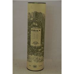 750ML BOTTLE OF OBAN WEST HIGHLAND SINGLE MALT