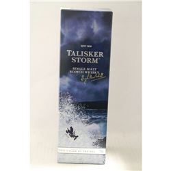 750ML BOTTLE OF TALISKER STORM SINGLE MALT SCOTCH